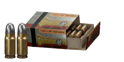 Патроны 7.62х25мм ПС